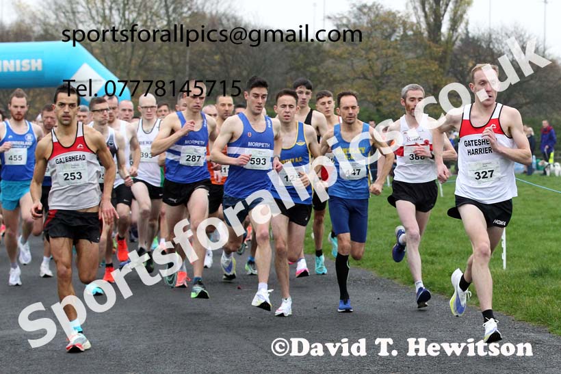 Senior Mens and Womens 2021 Heaton Memorial 10k Road Race, Town Moor, Newcastle. Photo: David T. Hewitson/Sports for All Pics